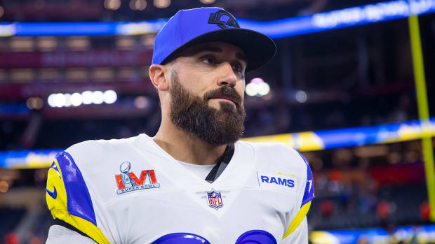 Eric Weddle at Super Bowl LVI.